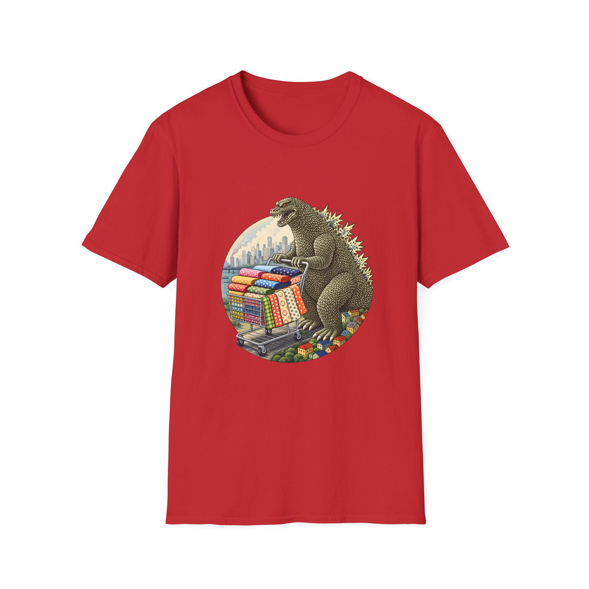 Fabric Hoarding Dinosaur T-Shirt