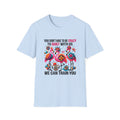 Crazy Quilting Flamingos T-Shirt