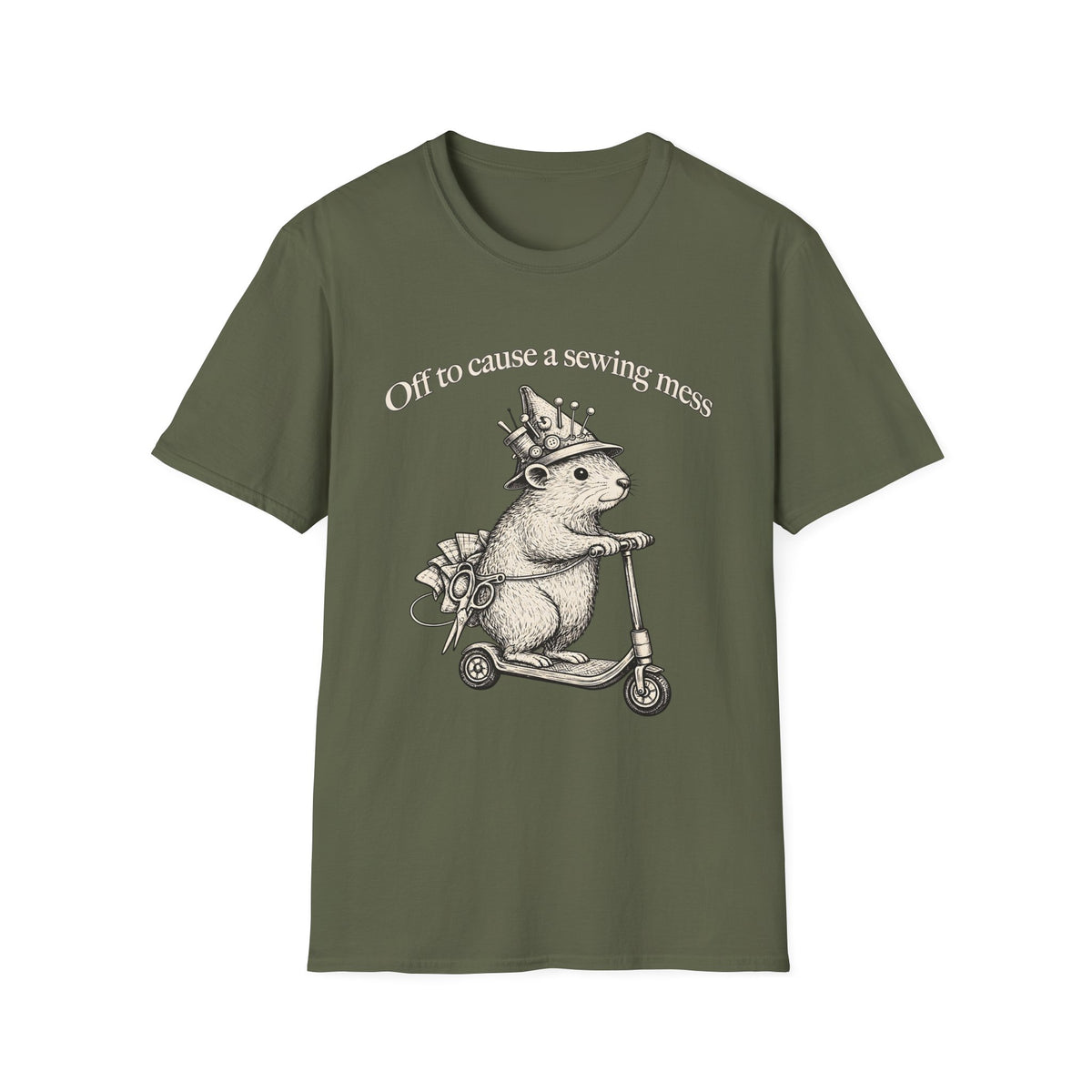 Sewing Mess Squirrel T-Shirt