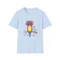 Quilt Hair Bird T-Shirt