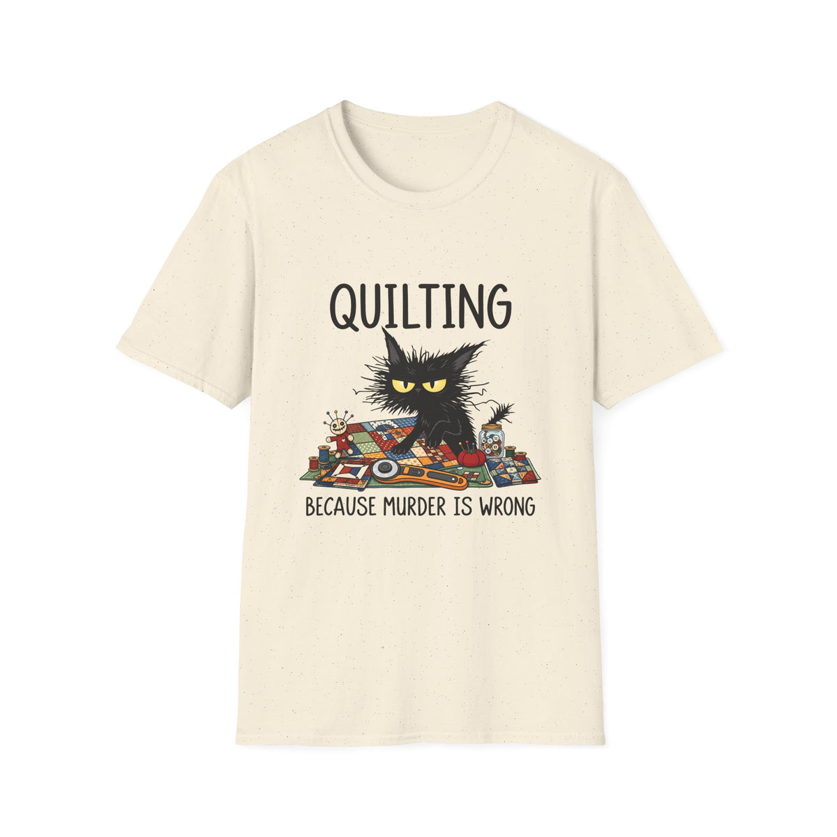 Grumpy Quilter Cat T-Shirt