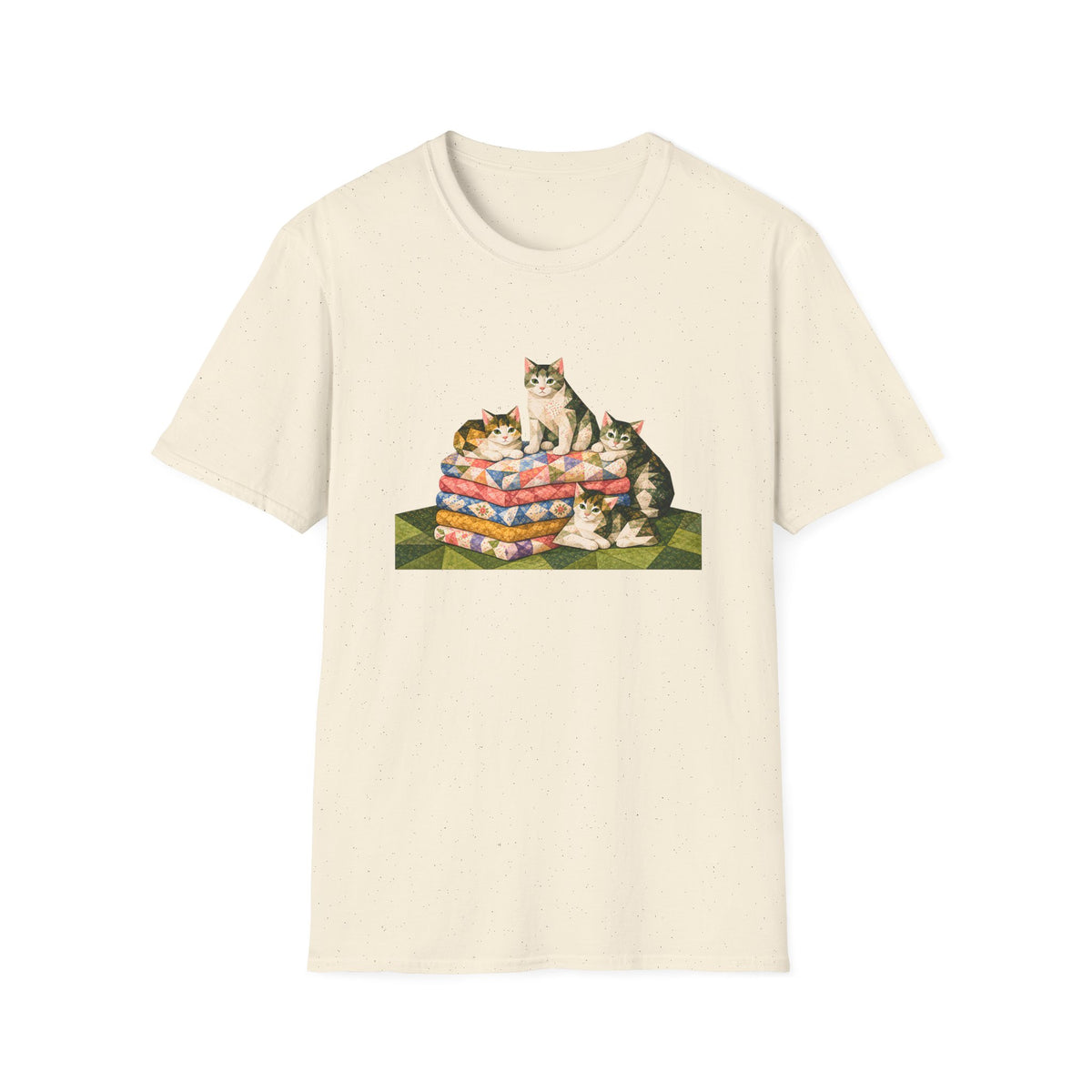 Fabric Stack Kittens T-Shirt
