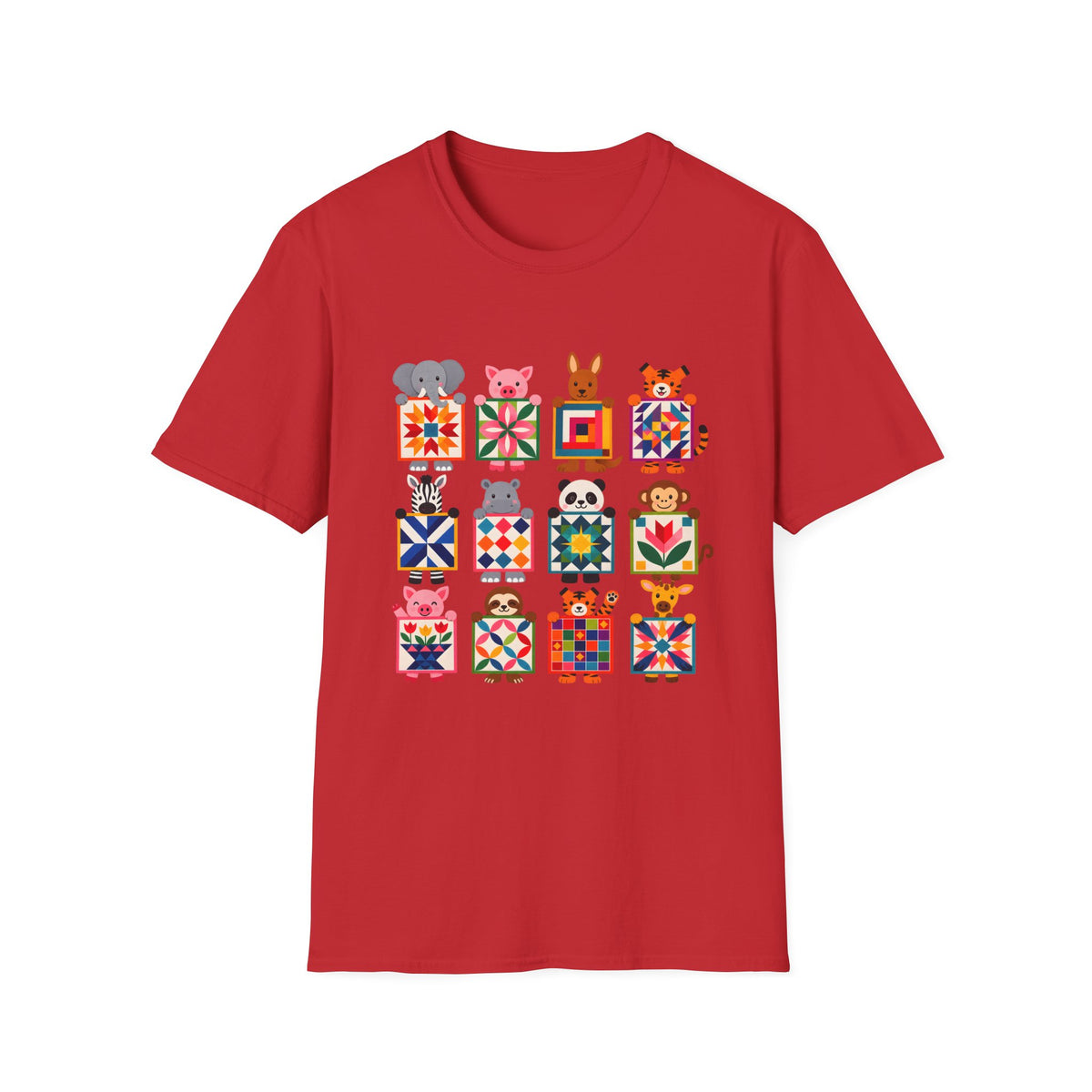 Animal Quilt Blocks T-Shirt