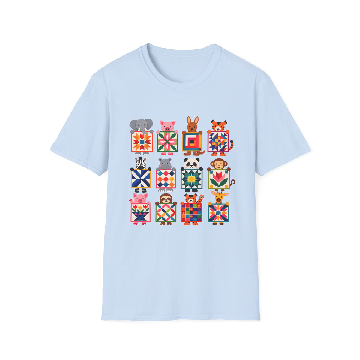 Animal Quilt Blocks T-Shirt