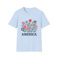 Americana Quilt Blooms T-Shirt