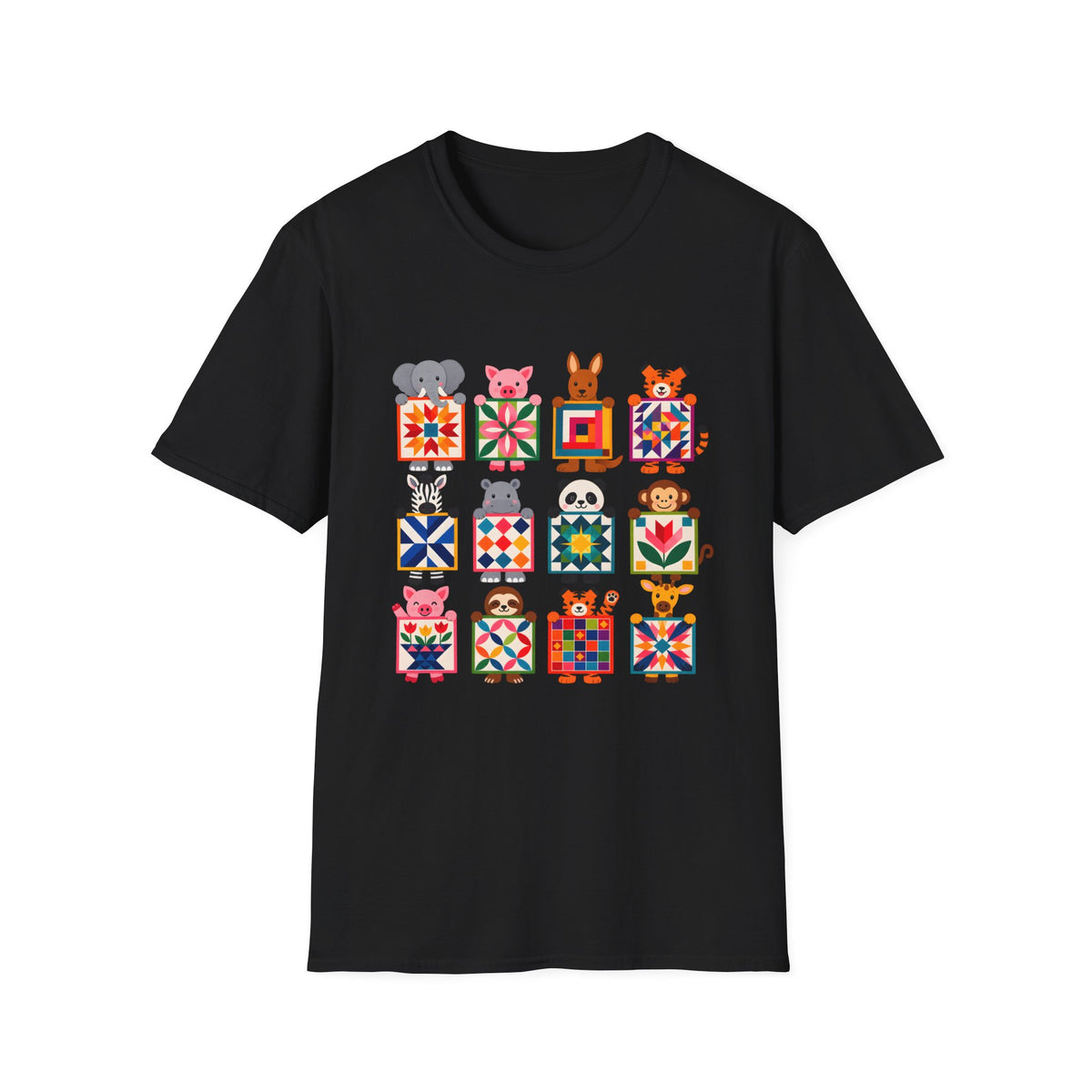 Animal Quilt Blocks T-Shirt