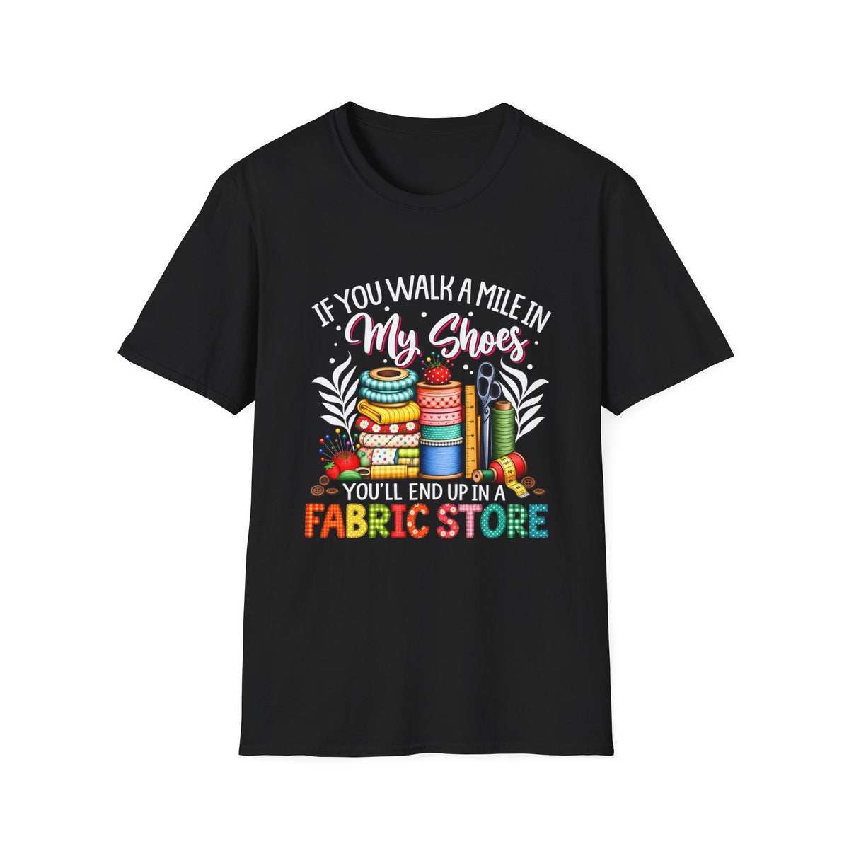 Fabric Store Shoes T-Shirt
