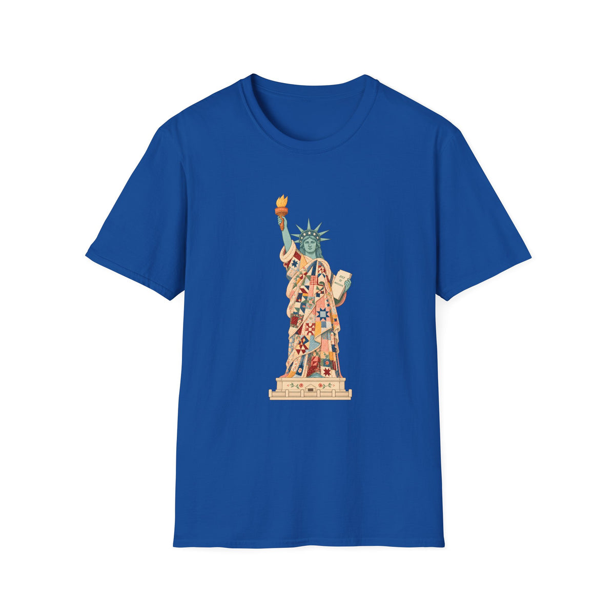 Patchwork Lady Liberty T-Shirt