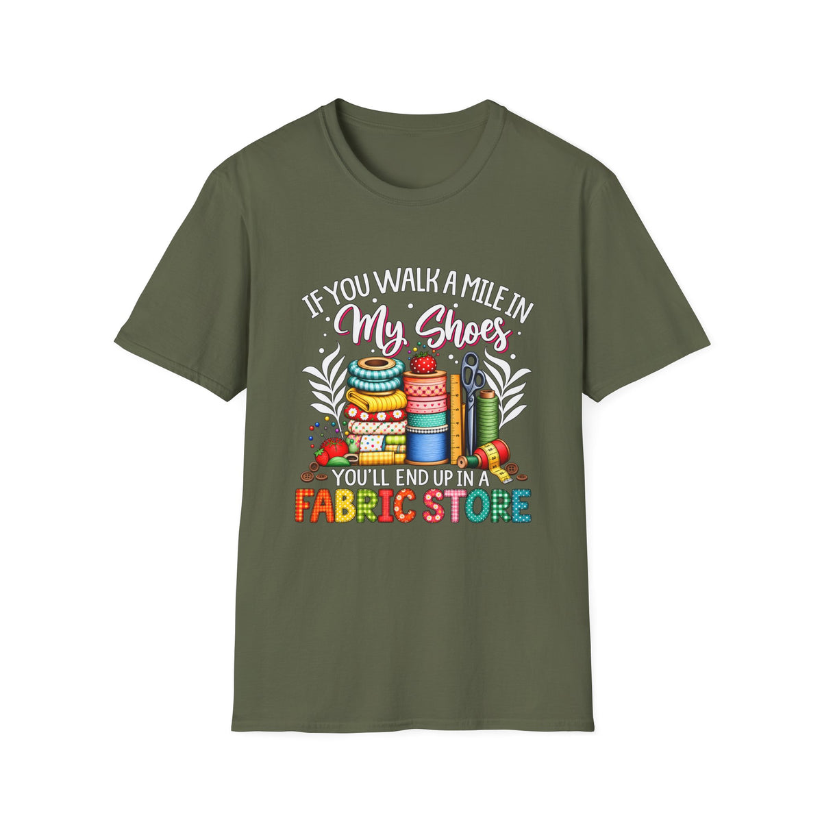 Fabric Store Shoes T-Shirt