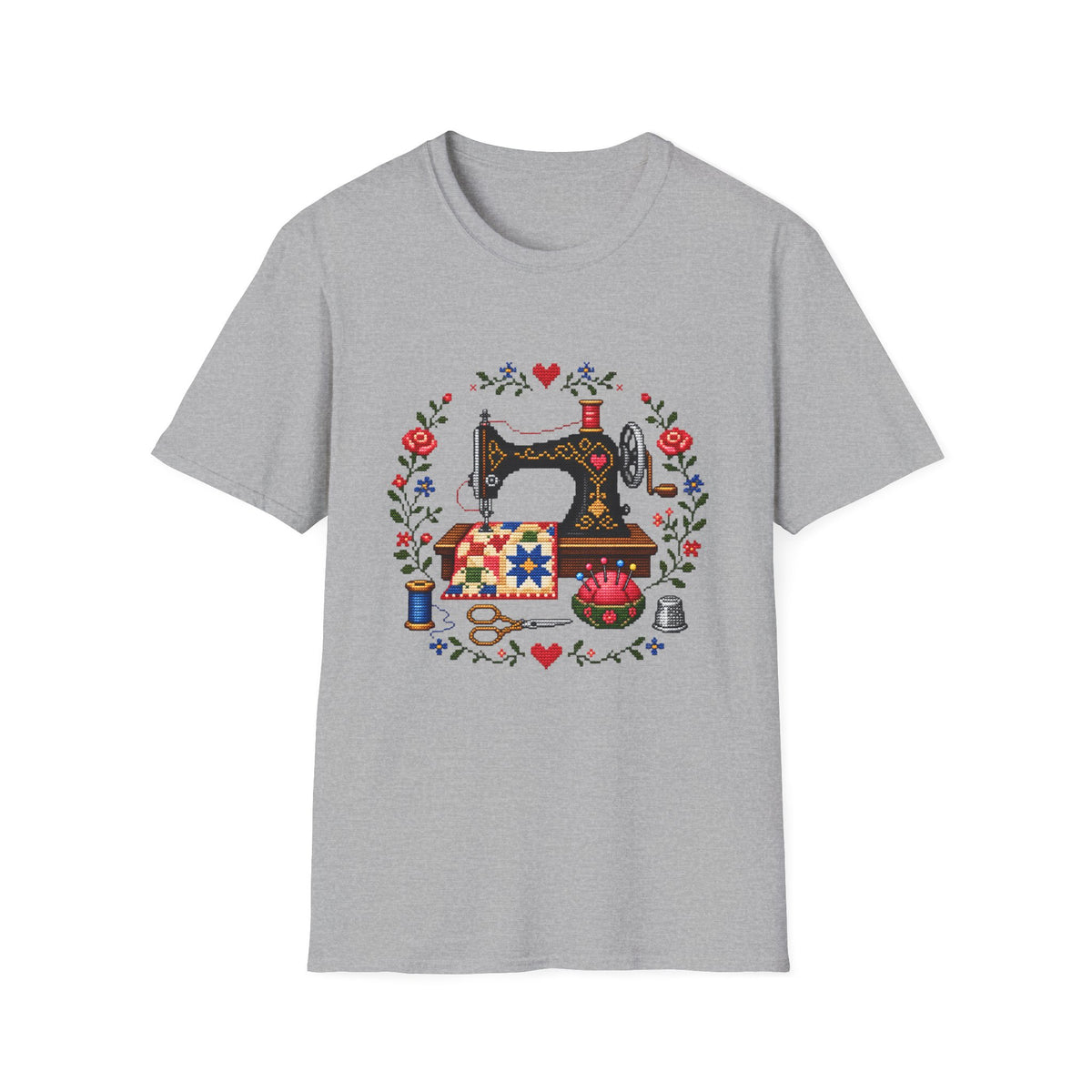 Cross Stitch Machine T-Shirt