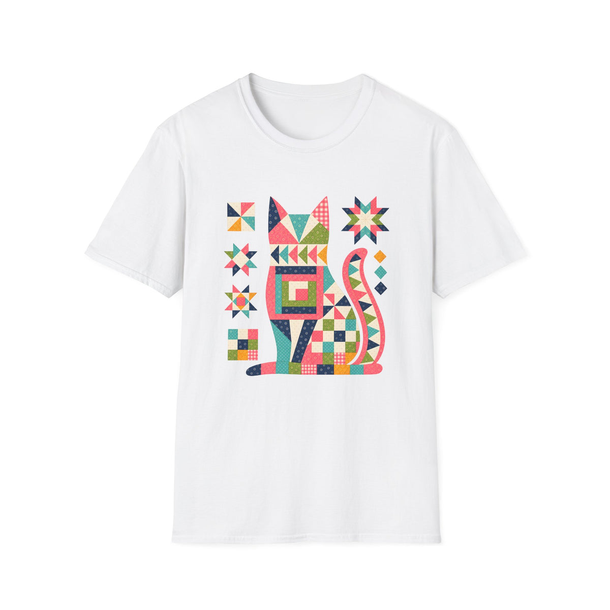 Patchwork Cat T-Shirt