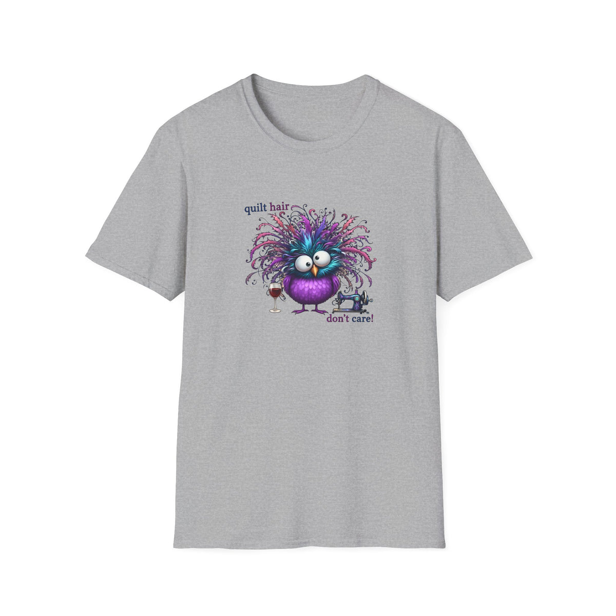 Quilt Hair Wine T-Shirt