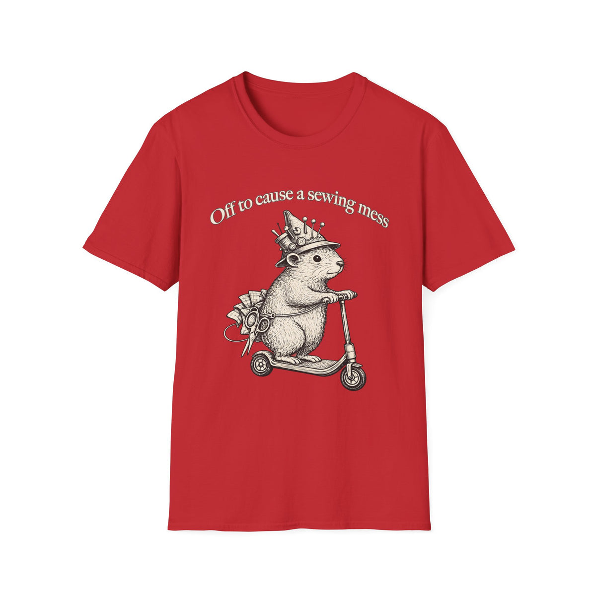 Sewing Mess Squirrel T-Shirt