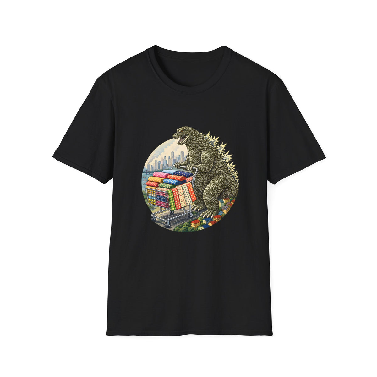 Fabric Hoarding Dinosaur T-Shirt