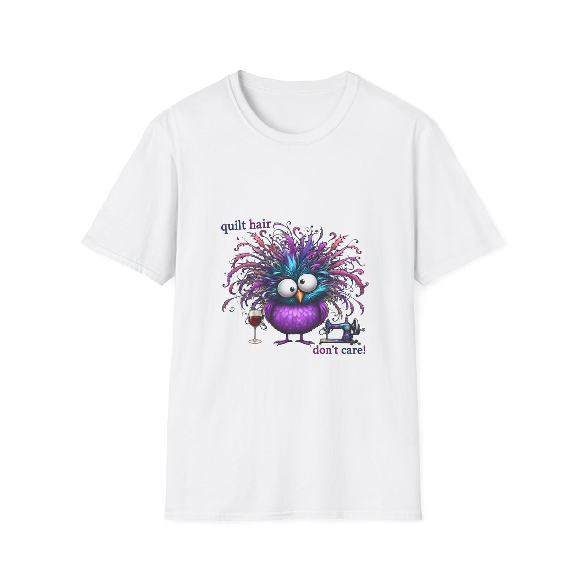 Quilt Hair Wine T-Shirt