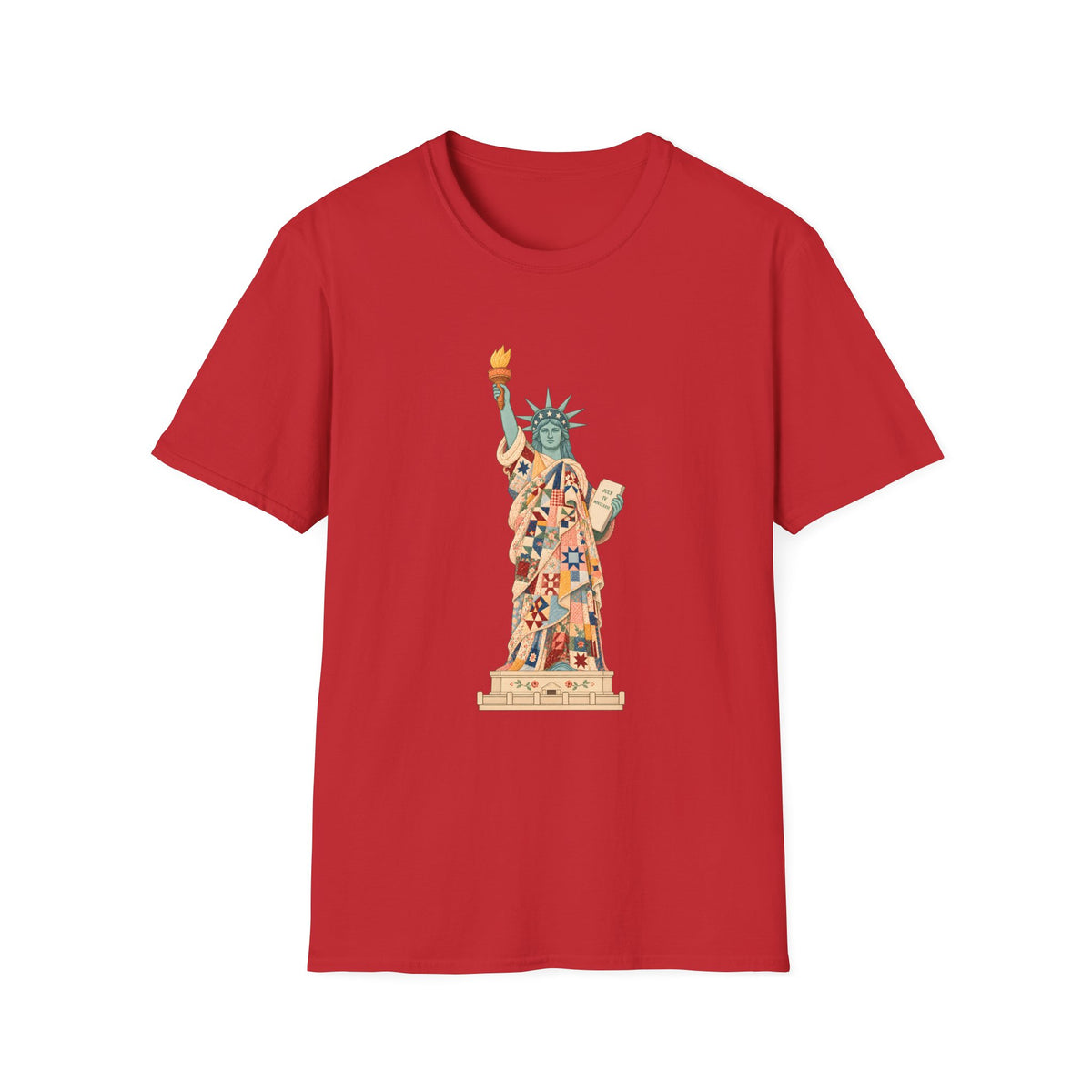 Patchwork Lady Liberty T-Shirt
