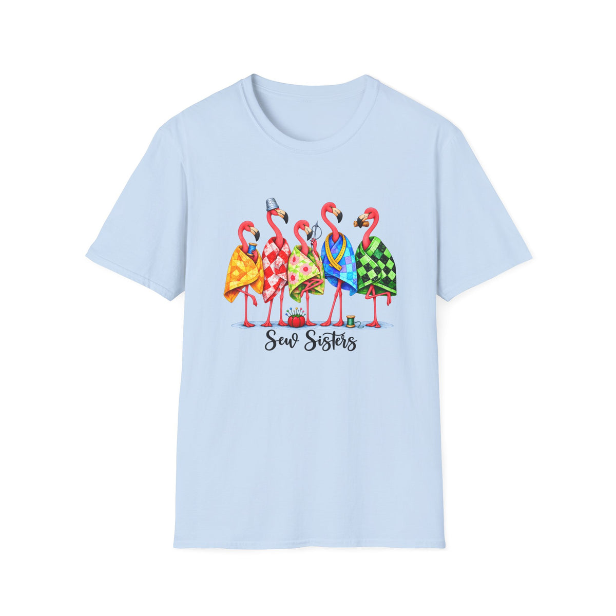 Flamingo Sew Sisters T-Shirt
