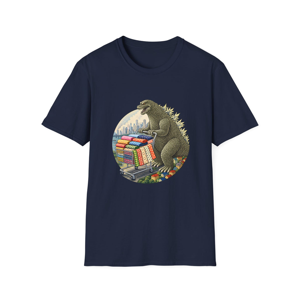 Fabric Hoarding Dinosaur T-Shirt