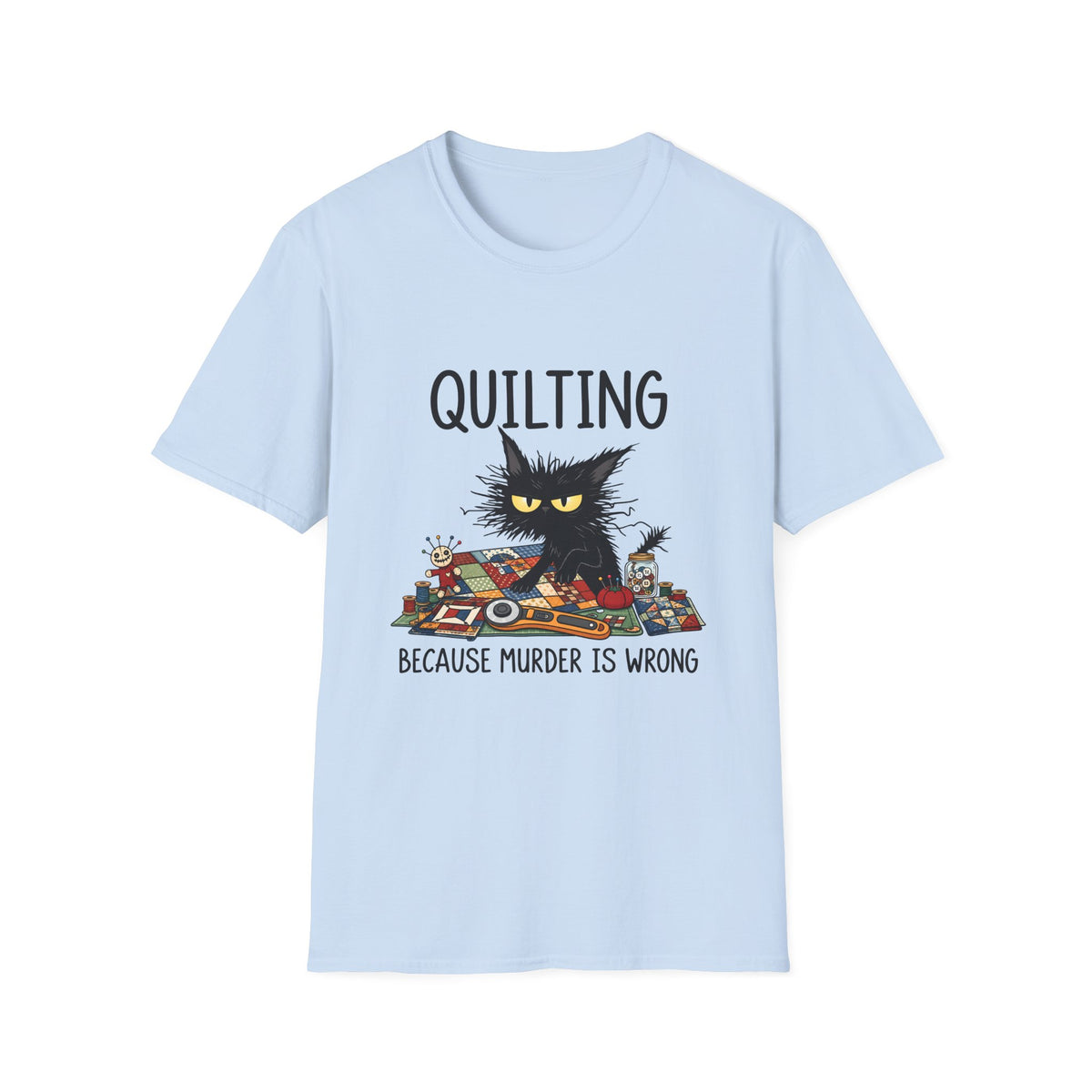 Grumpy Quilter Cat T-Shirt