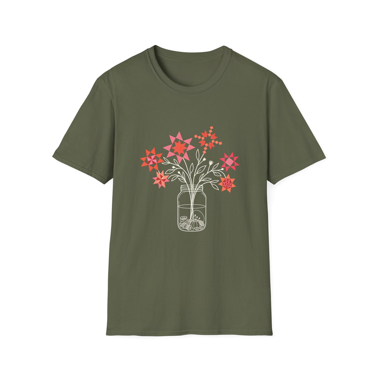 Patchwork Posy Jar T-Shirt