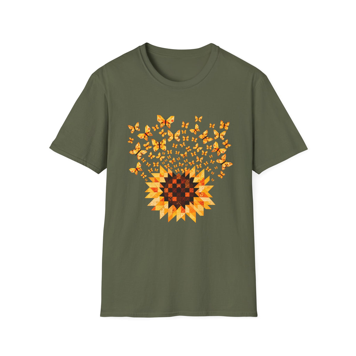 Sunflower Quilt Bloom T-Shirt
