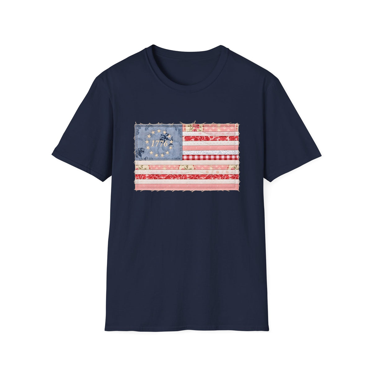 Quilted Rag Flag T-Shirt