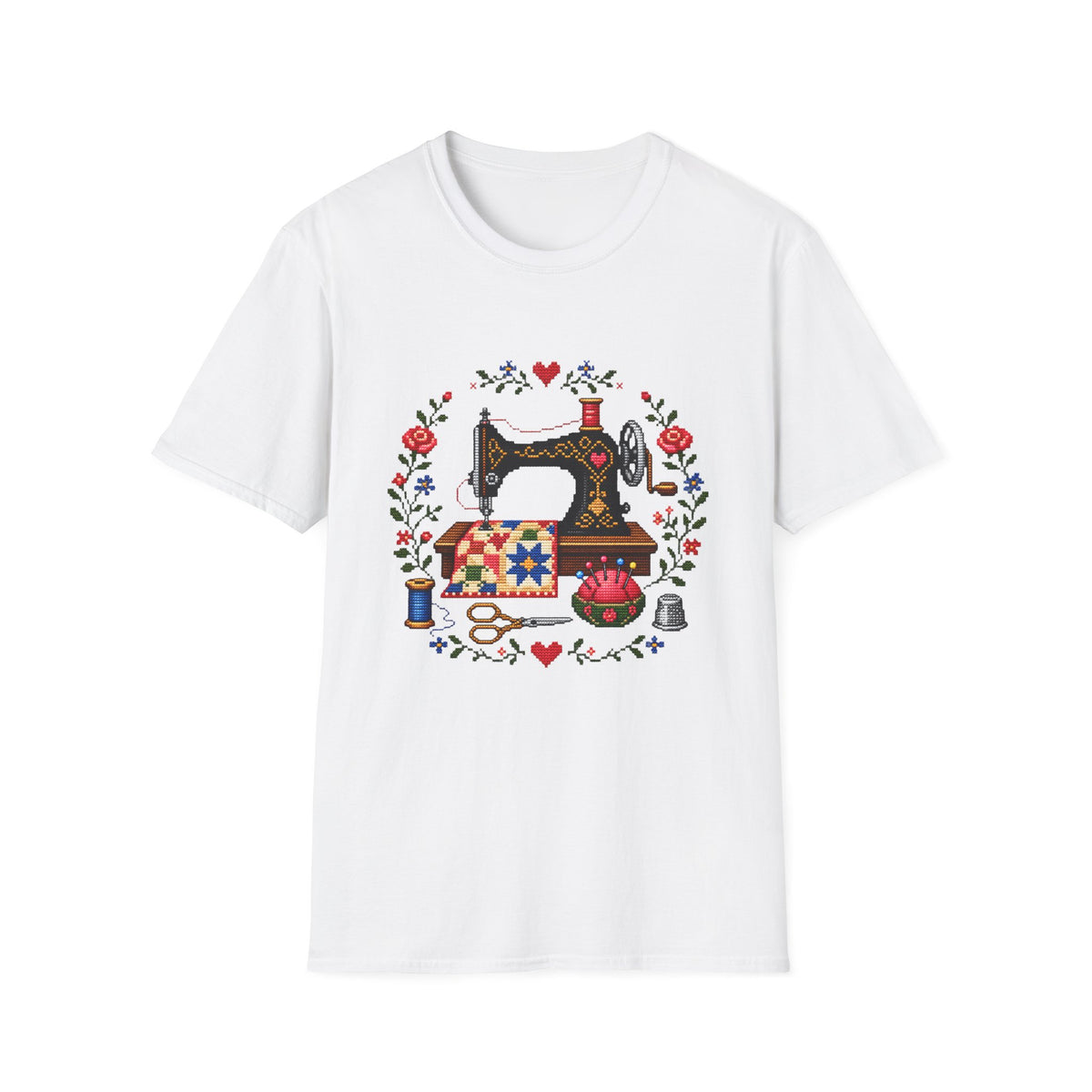 Cross Stitch Machine T-Shirt