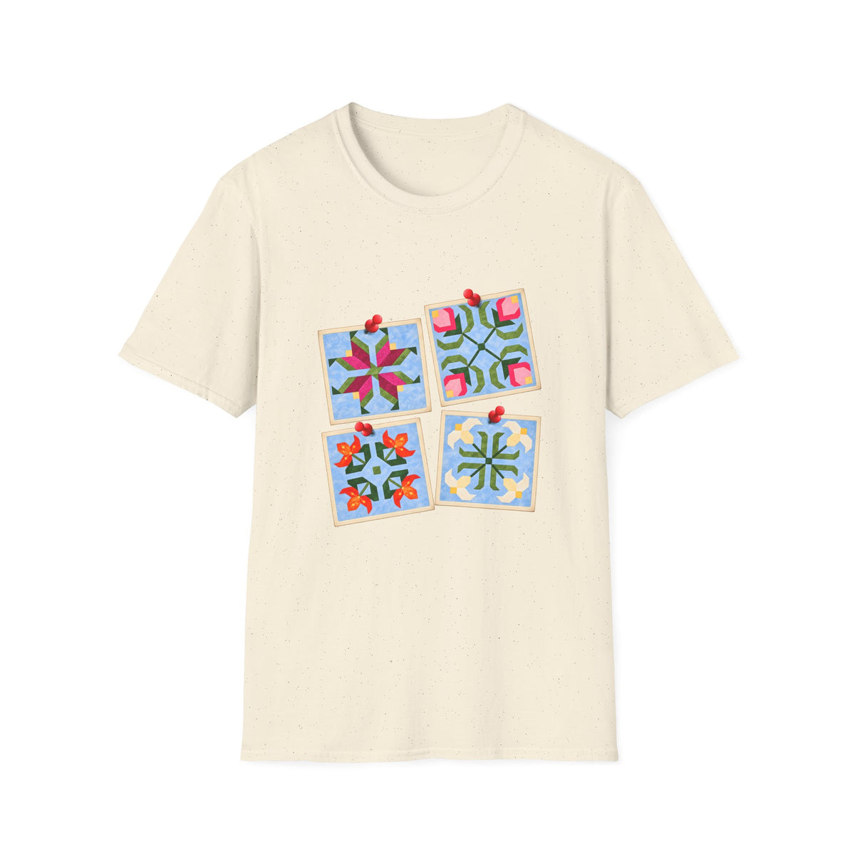 Quilt Block Notes T-Shirt