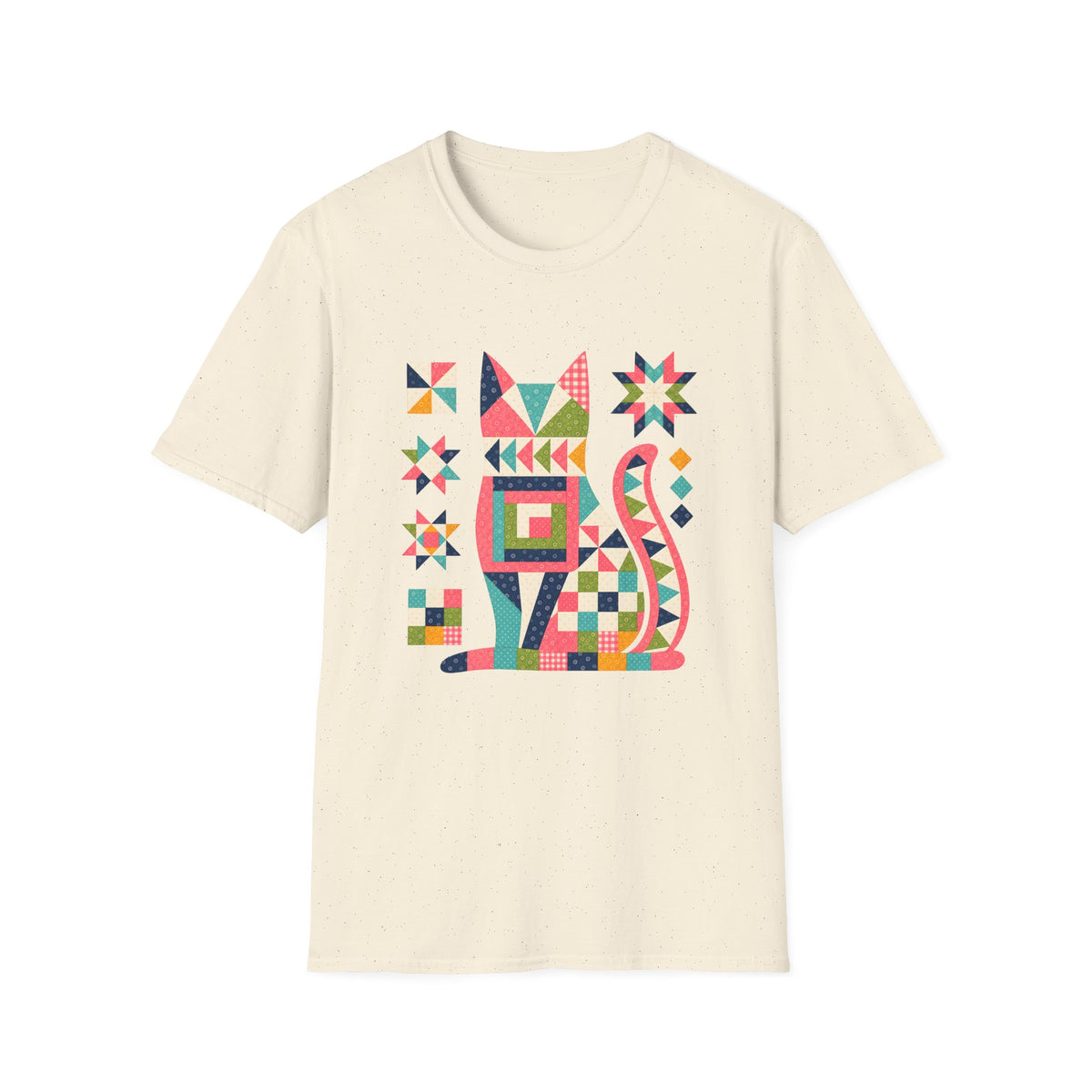 Patchwork Cat T-Shirt