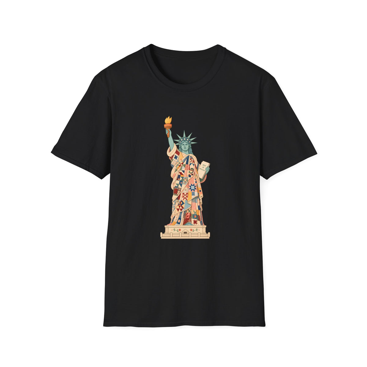 Patchwork Lady Liberty T-Shirt