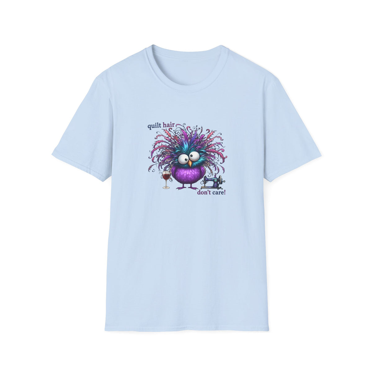 Quilt Hair Wine T-Shirt