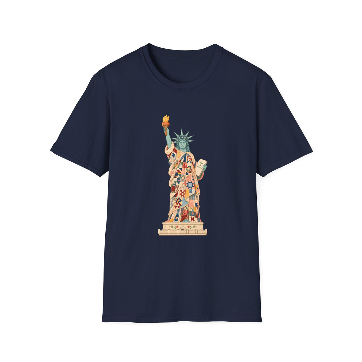 Patchwork Lady Liberty T-Shirt