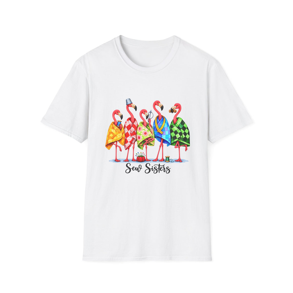 Flamingo Sew Sisters T-Shirt