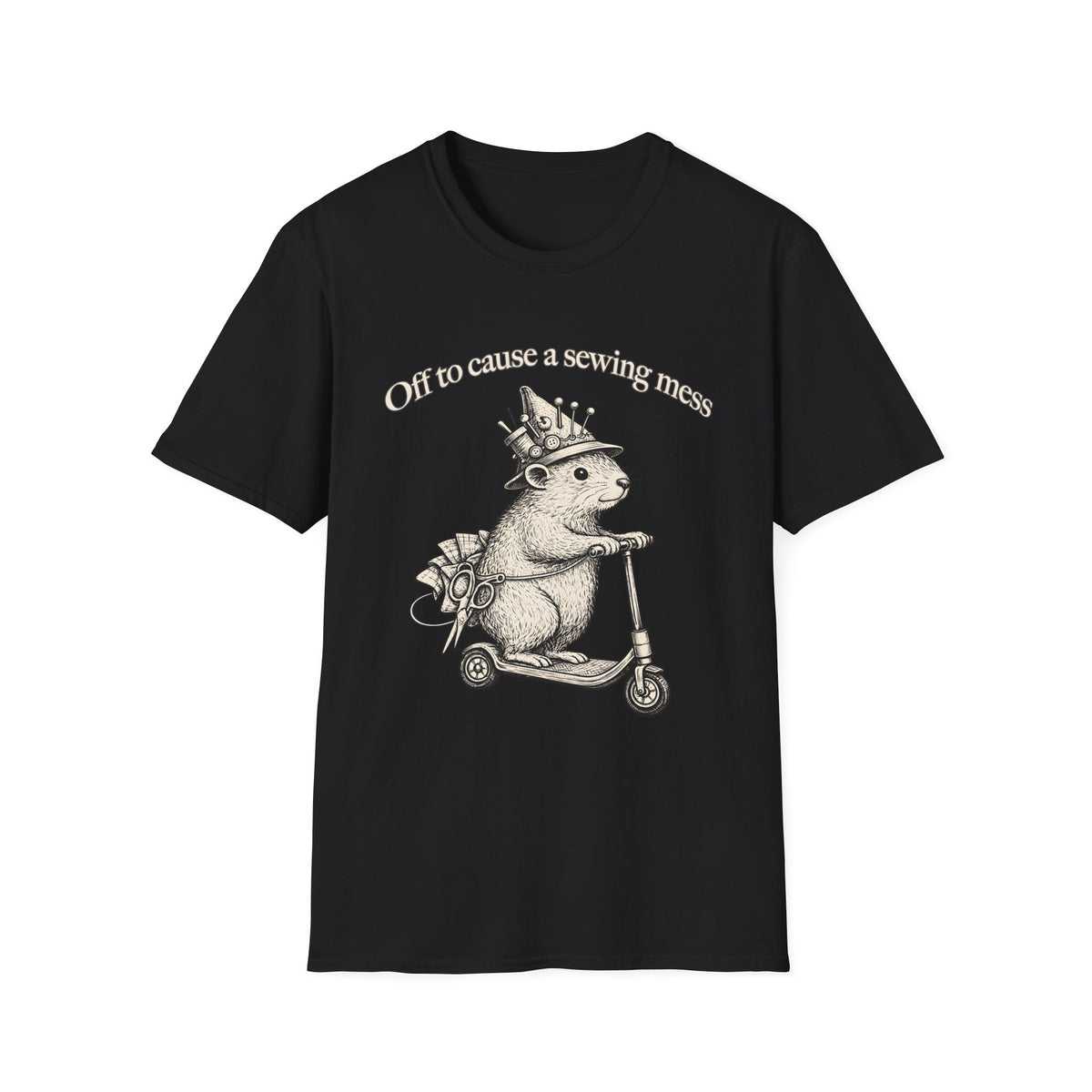 Sewing Mess Squirrel T-Shirt