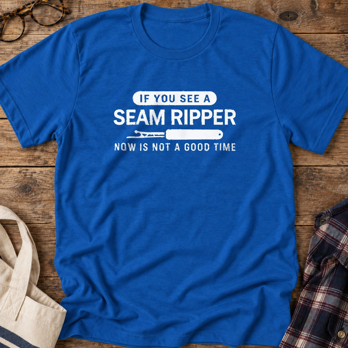 Seam Ripper T-Shirt in Royal