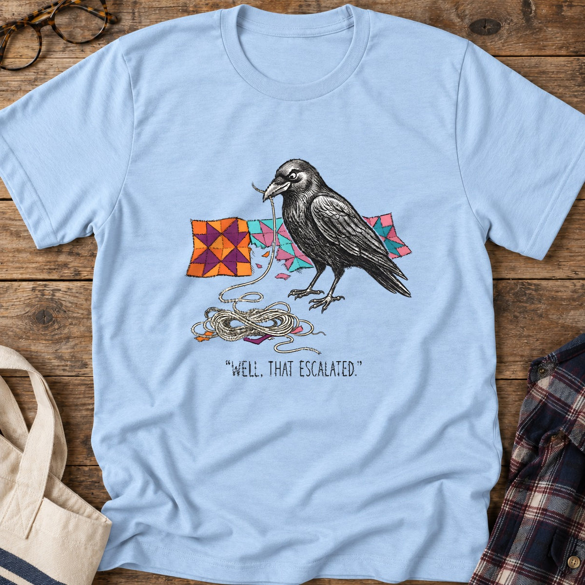 That Escalated T-Shirt in Light Blue