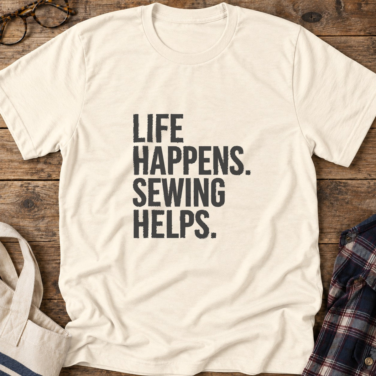 Sewing Helps T-Shirt in Natural