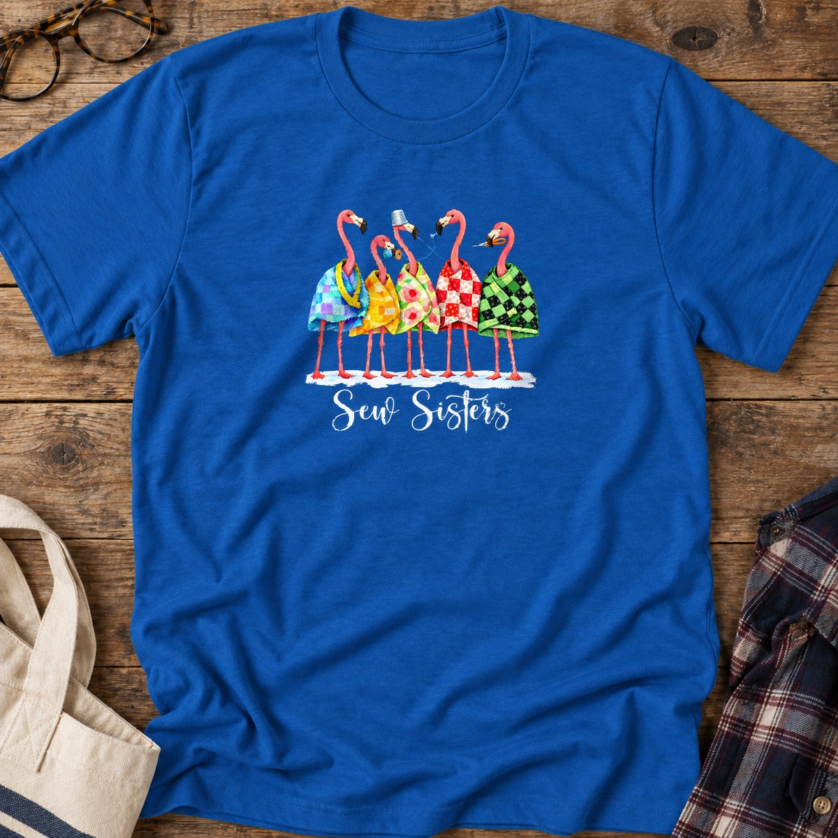 Sew Sisters T-Shirt in Royal