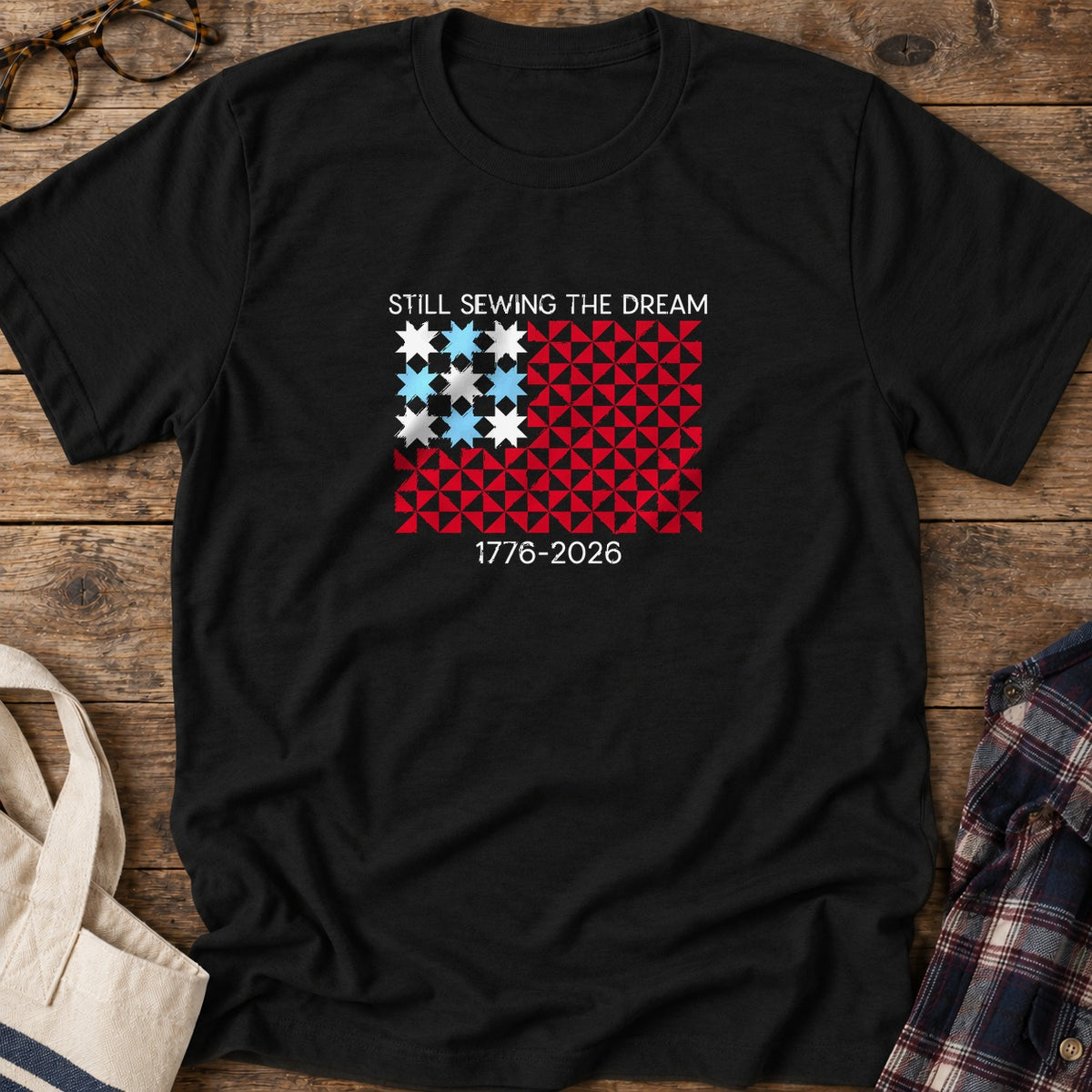 Sewing The Dream T-Shirt in Black
