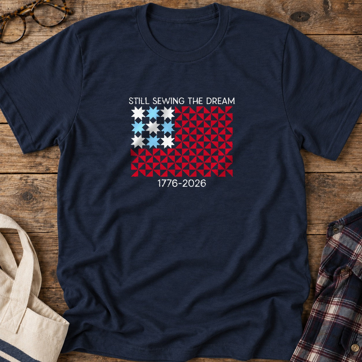 Sewing The Dream T-Shirt in Navy