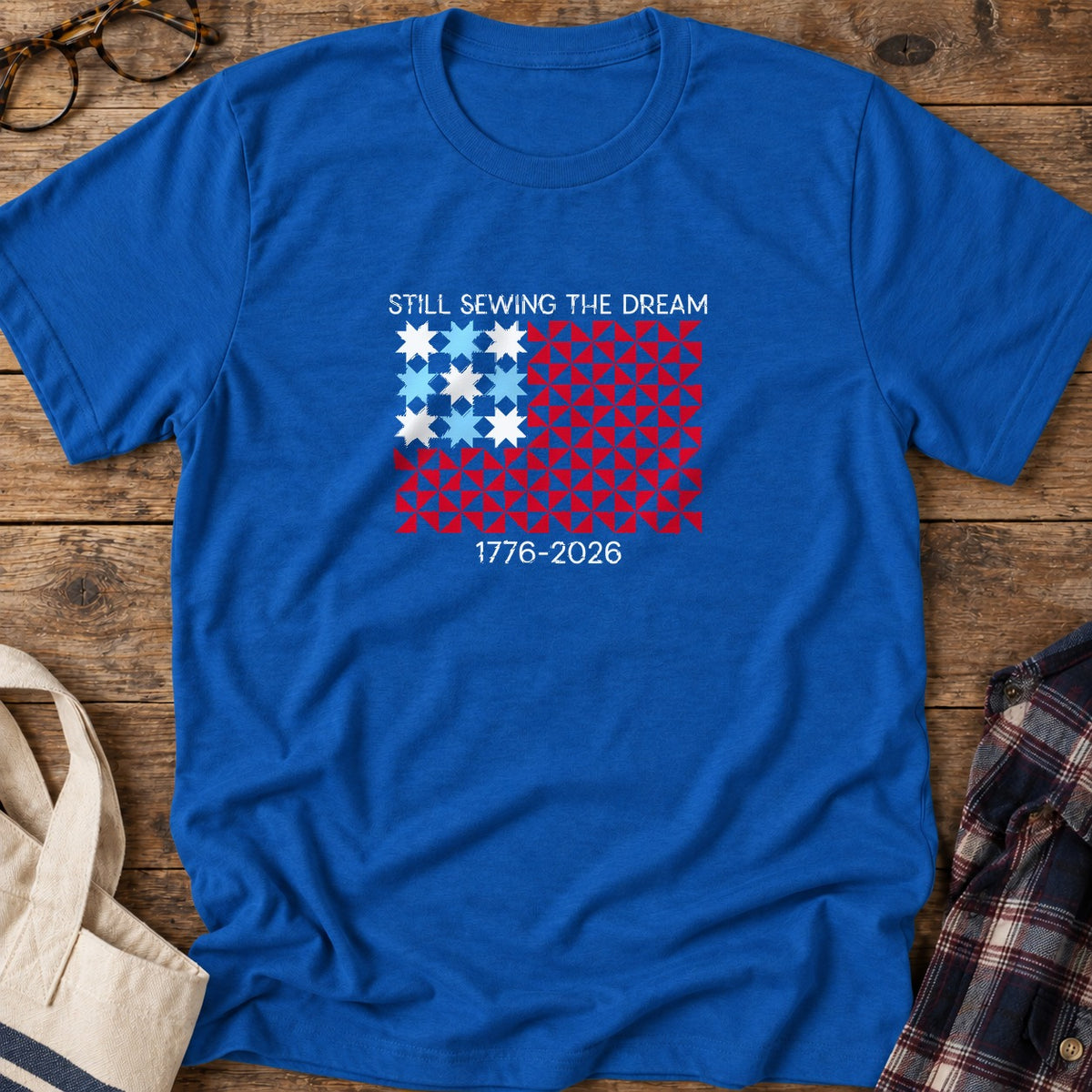 Sewing The Dream T-Shirt in Royal