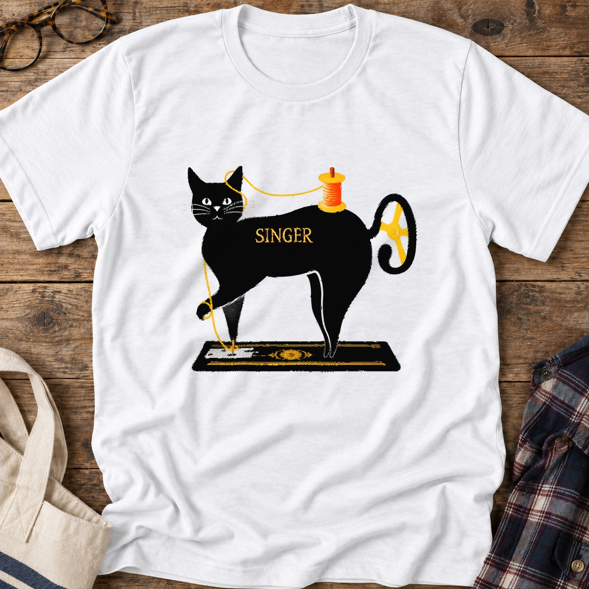 Mewing Machine T-Shirt in White