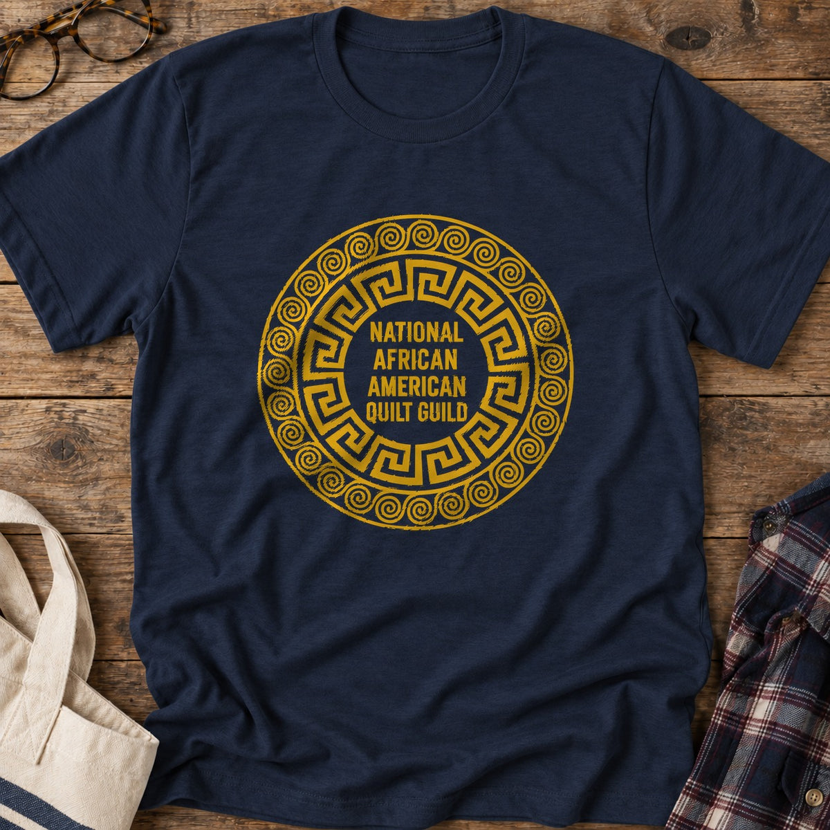 Quilt Guild T-Shirt in Navy