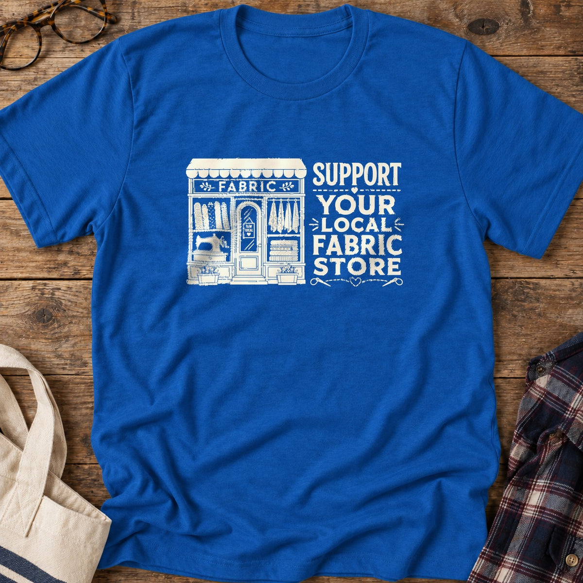 Sew Local T-Shirt in Royal