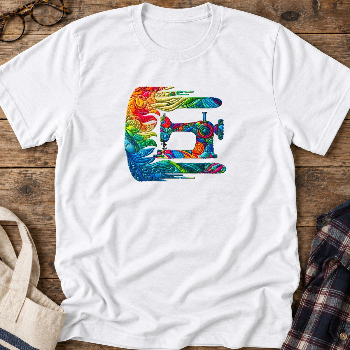 Gale Force Quilting T-Shirt in White