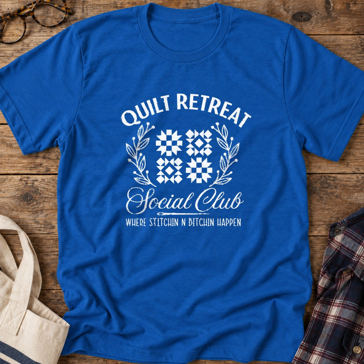 Retreat Social Club T-Shirt in Royal