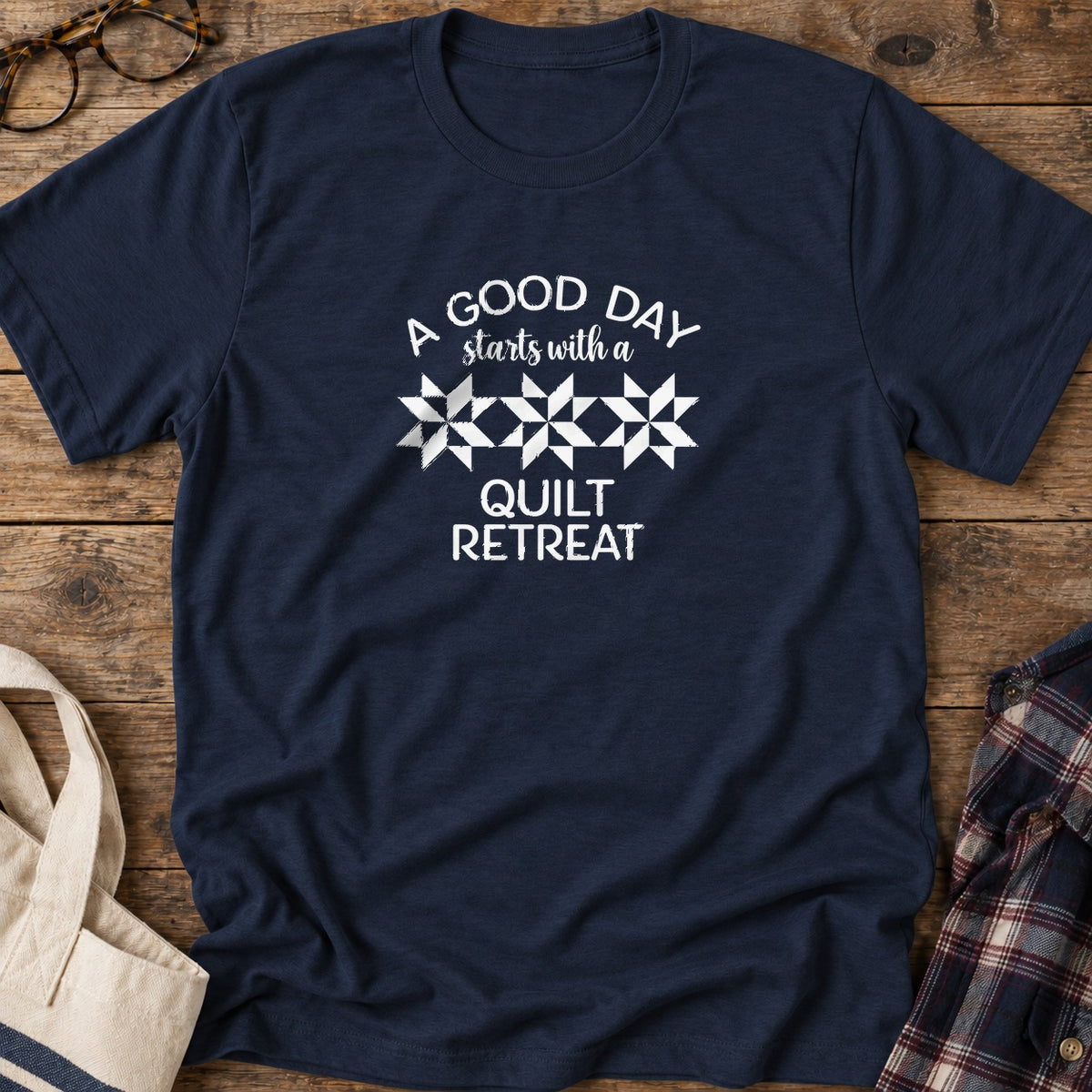 Good Day Retreat T-Shirt in Navy
