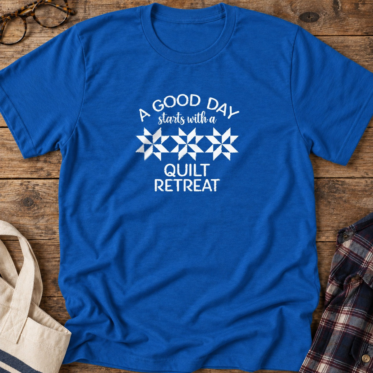 Good Day Retreat T-Shirt in Royal