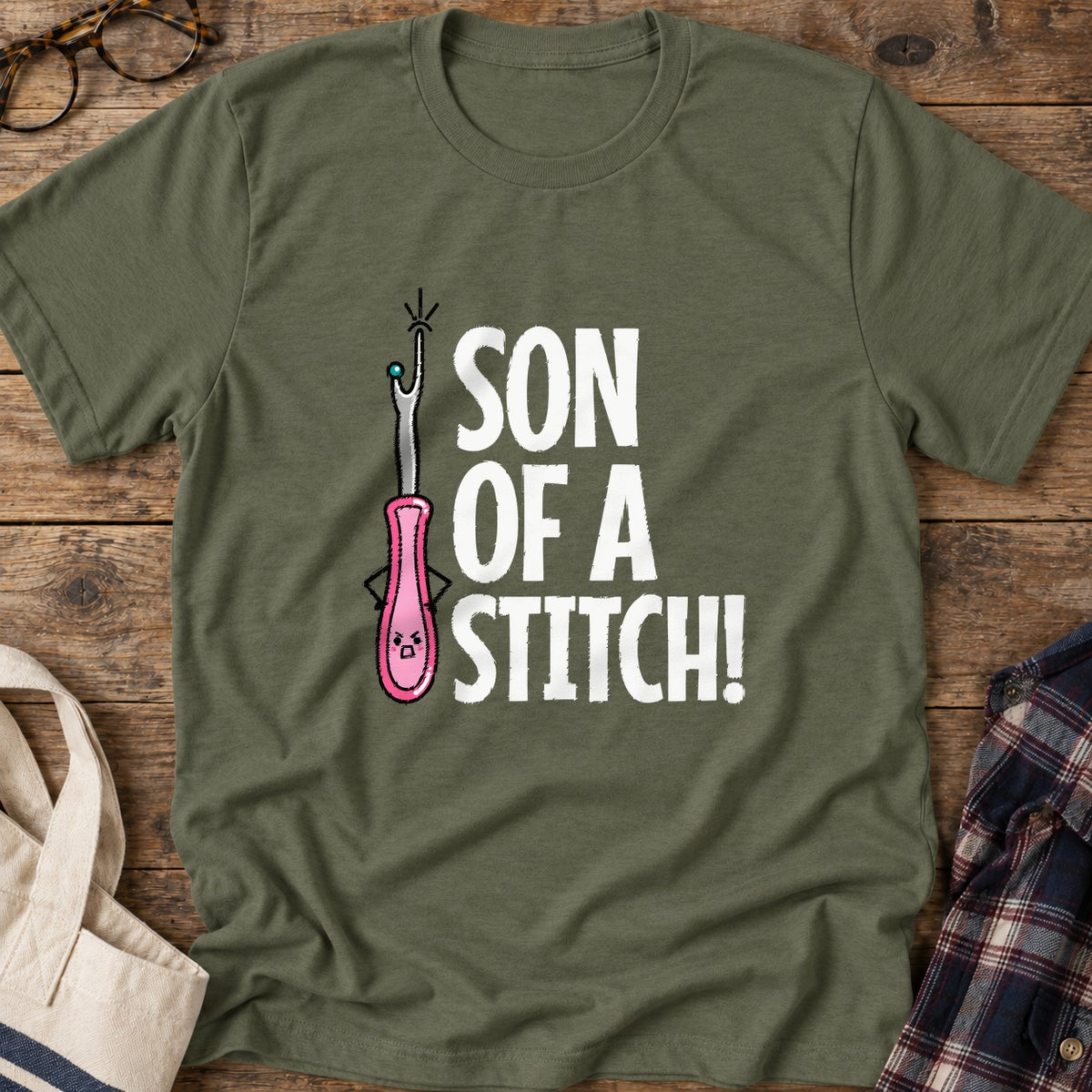 Son Of Stitch T-Shirt in Military Green