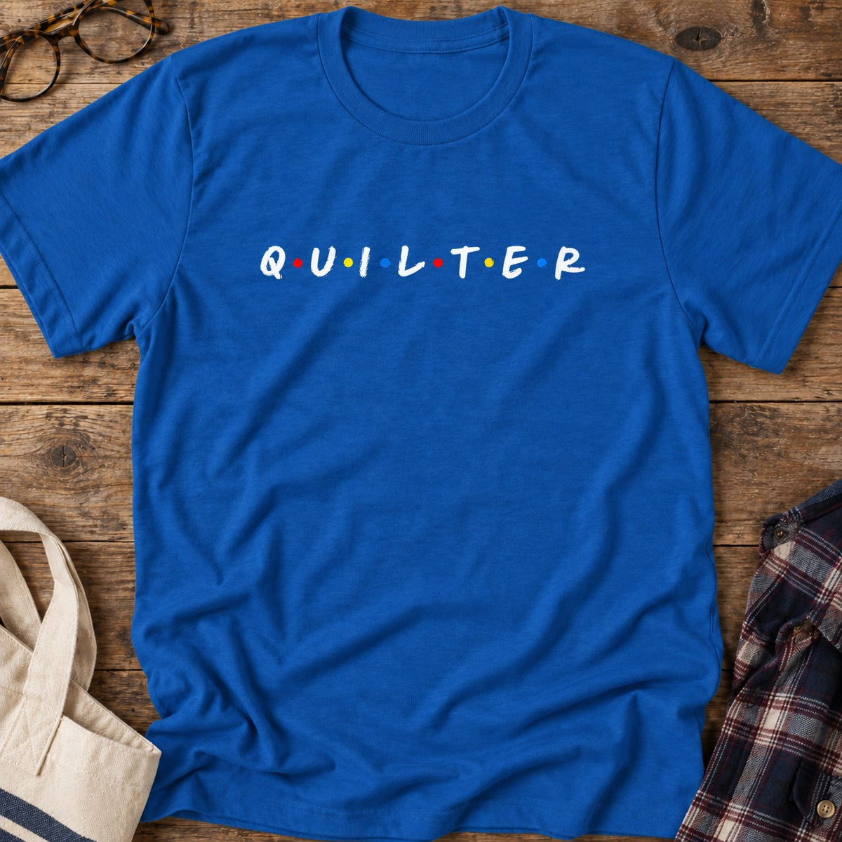 Quilter Friends T-Shirt in Royal